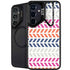 Striped Chevron Galaxy S25 Kickstand Case